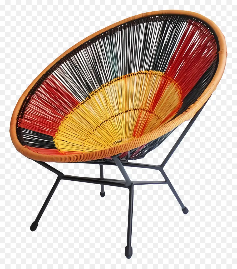 Chaise Acapulco，Chaise Colorée PNG