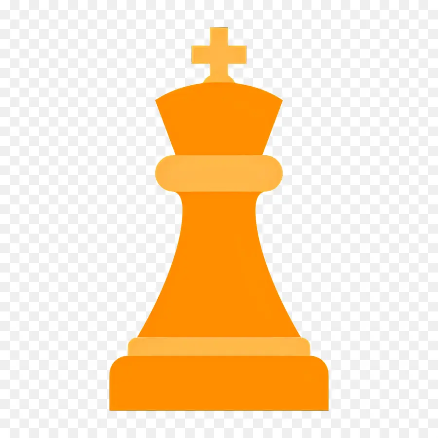 échecs，Roi D'échecs Orange PNG