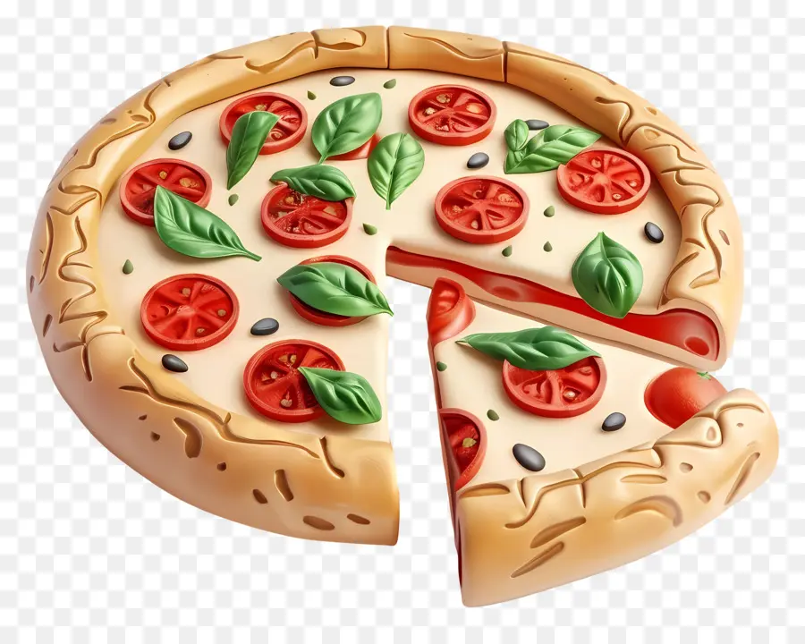 Pizza Marguerite，Pizza PNG