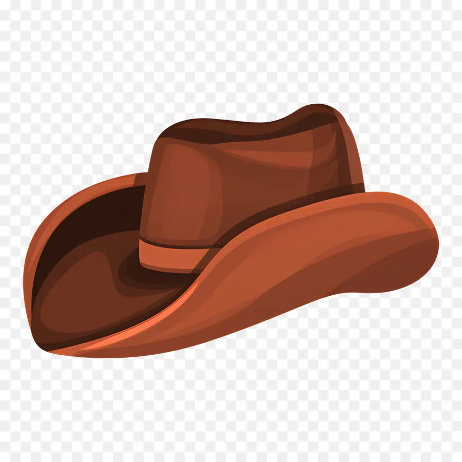 Chapeau De Cowboy，Brun PNG