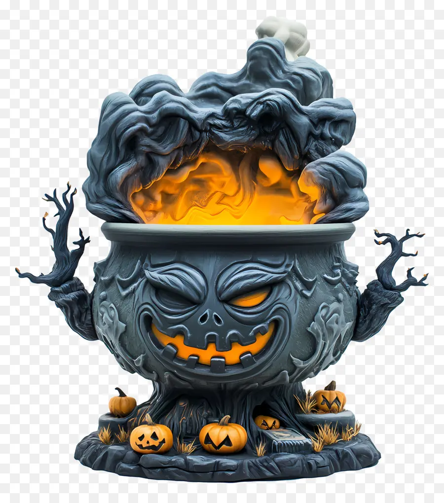 Samhain，Chaudron D'halloween PNG