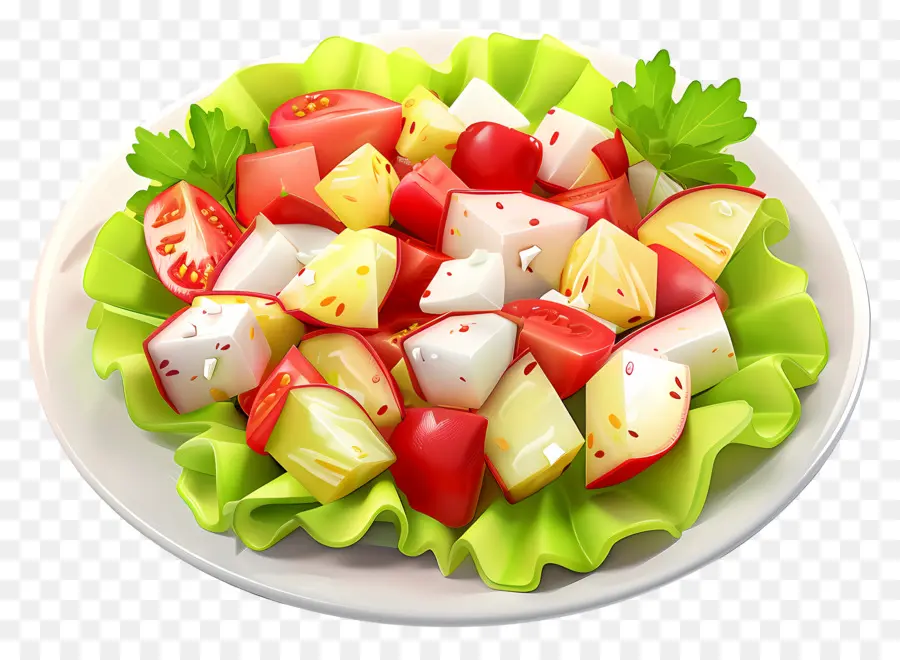 Salade Waldorf，Salade PNG