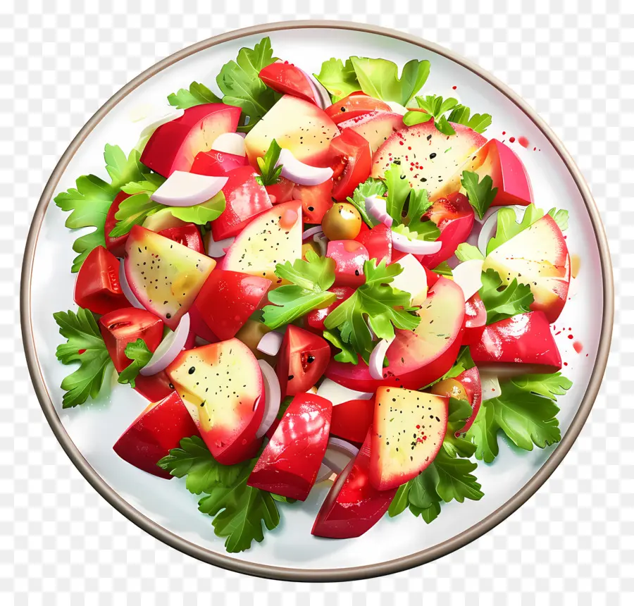 Salade Waldorf，Salade PNG