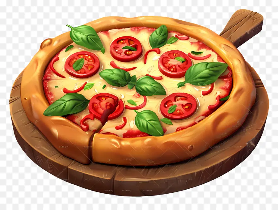 Pizza Marguerite，Pizza PNG