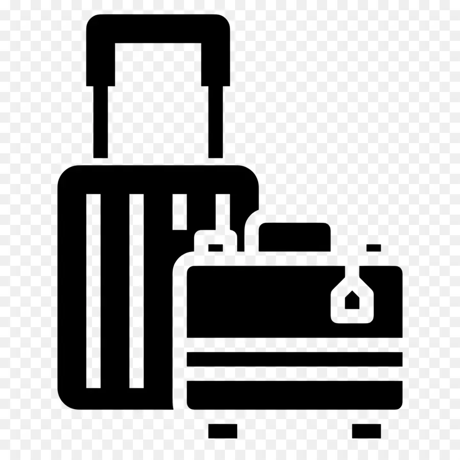 Bagages De Voyage，Bagage Noir PNG