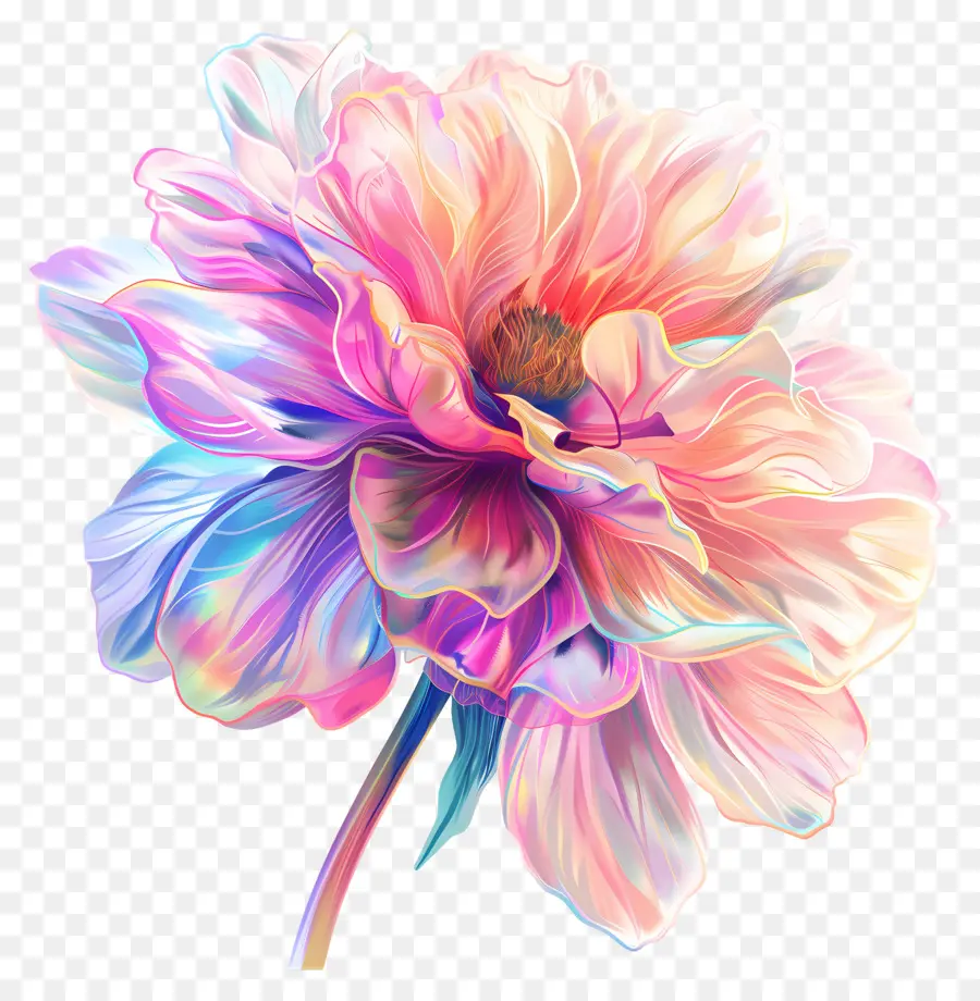 Fleur Pastel，Fleur Colorée PNG