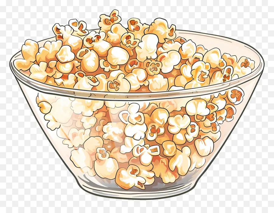 Bol De Pop Corn，Popcorn PNG