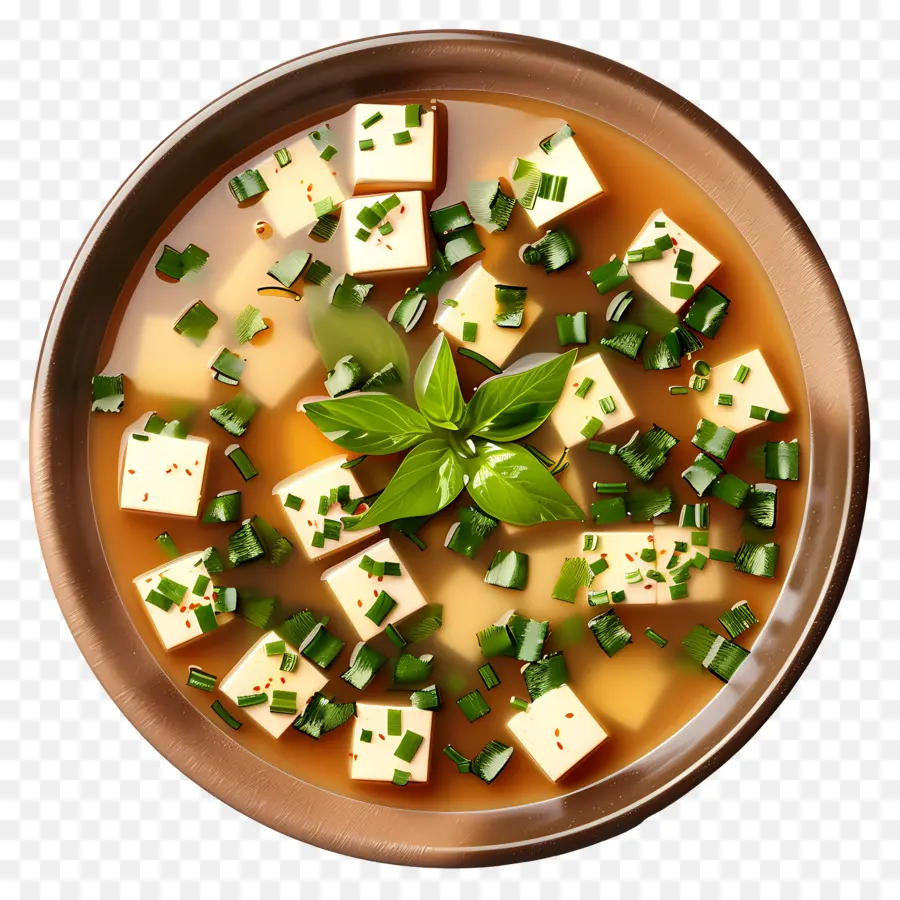 Soupe Miso，Soupe Au Tofu PNG