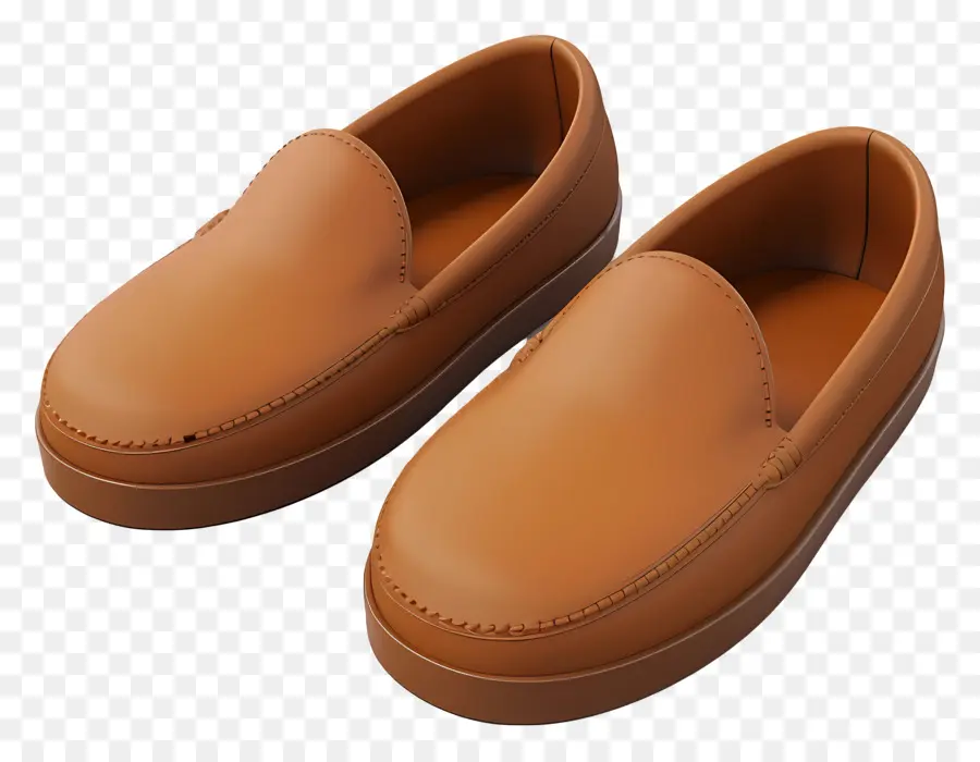 Flâneurs，Chaussures Marron PNG