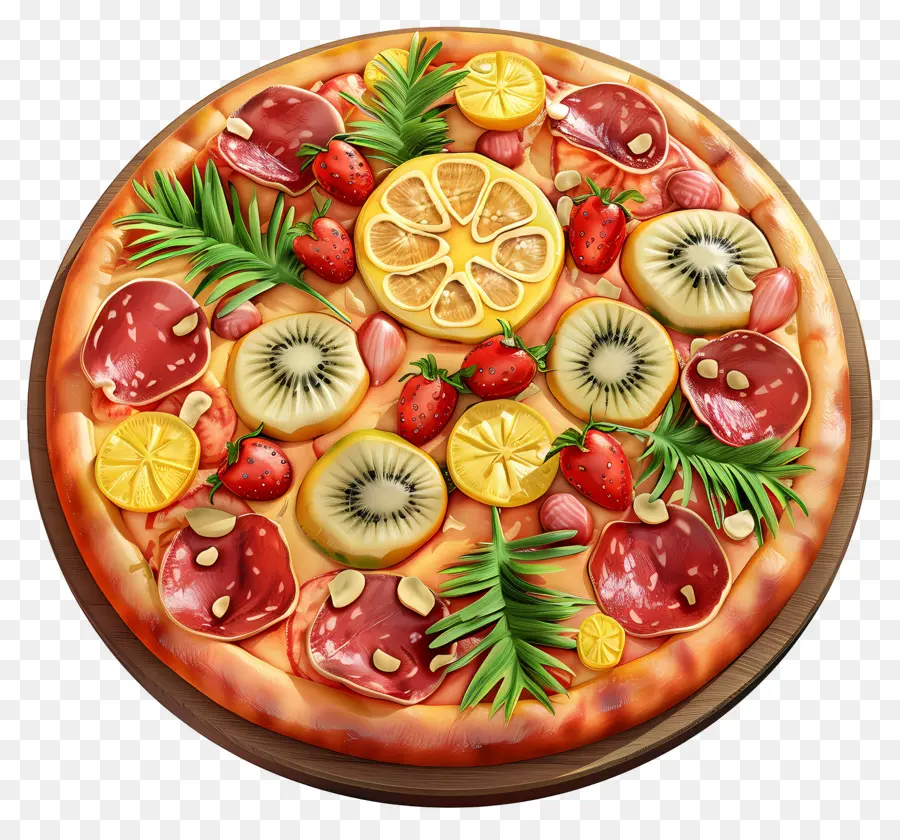 Pizza Hawaïenne，Pizza PNG