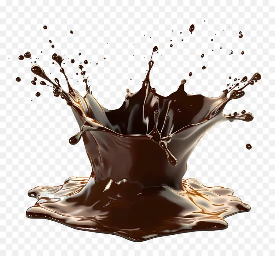 Éclaboussure De Chocolat，Liquide PNG