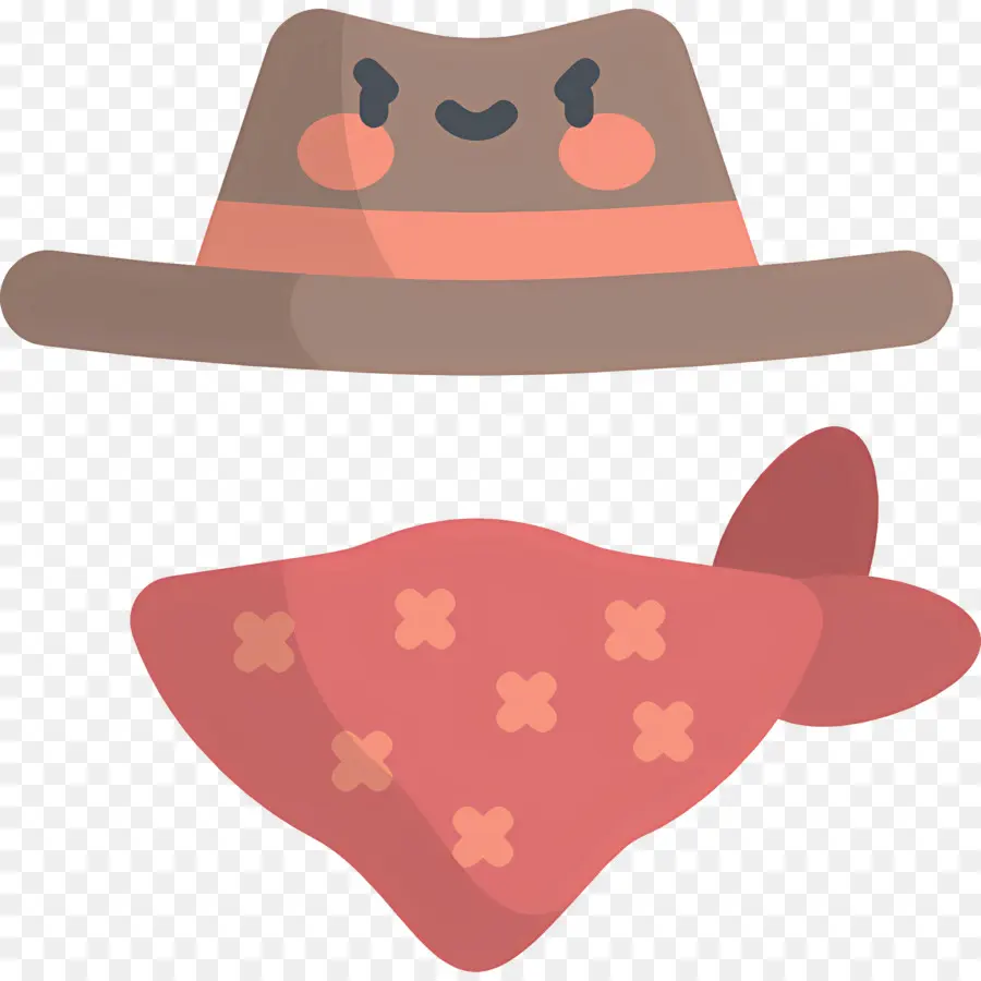 Chapeau De Cowboy，Chapeau De Cowboy Et Bandana PNG