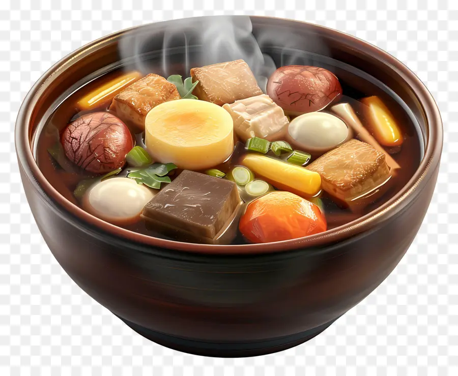 Soupe Oden，Bol à Soupe PNG