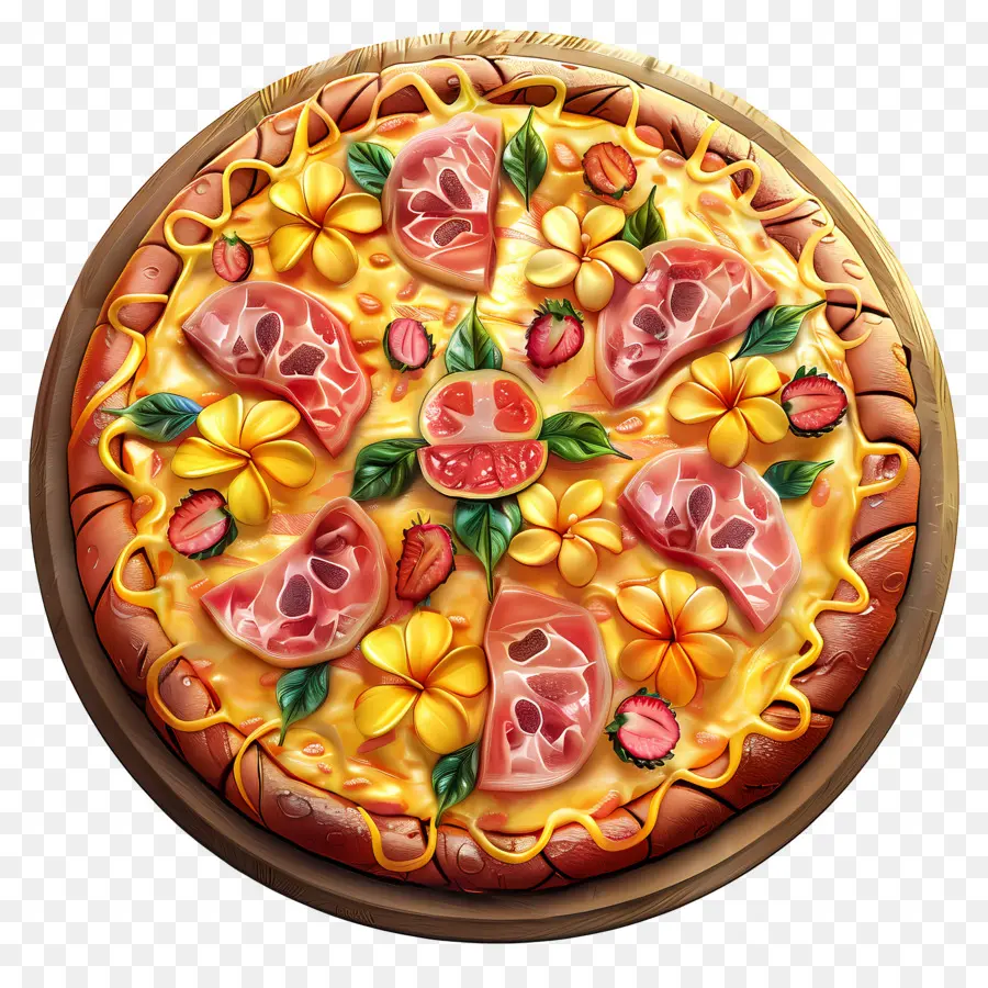 Pizza Hawaïenne，Pizza PNG