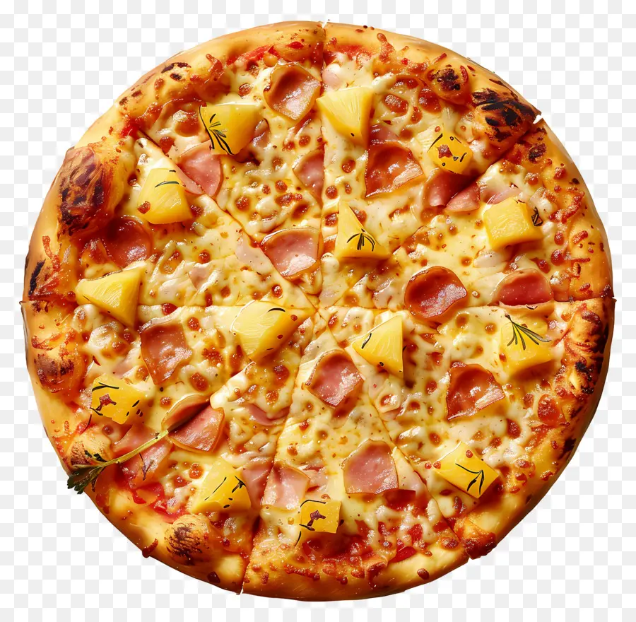 Pizza Hawaïenne，Pizza PNG