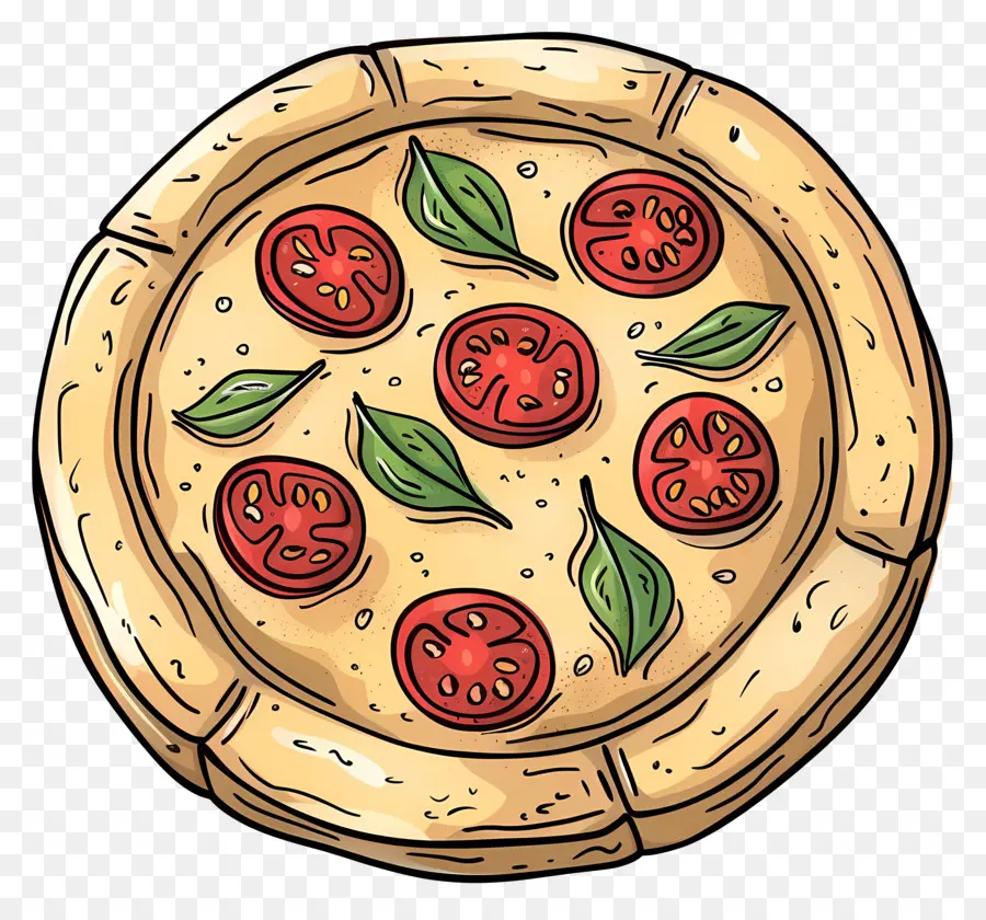 Pizza Marguerite，Pizza PNG