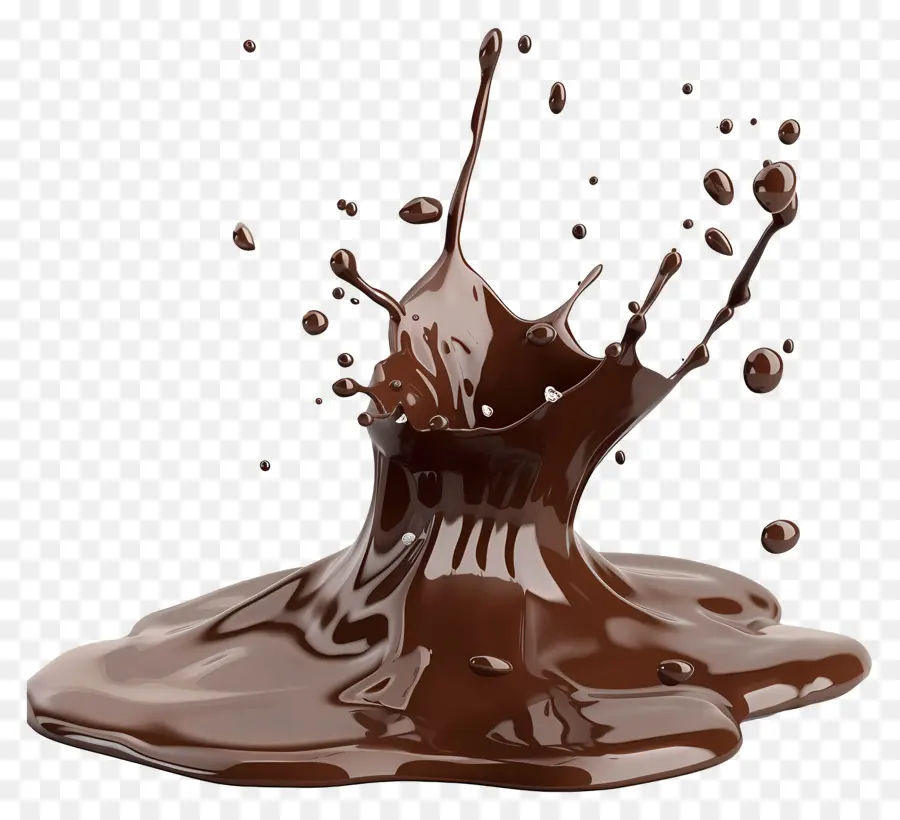 Éclaboussure De Chocolat，Liquide PNG