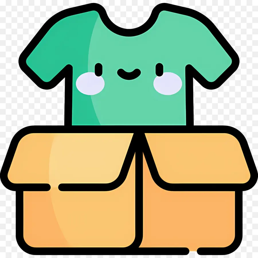 Boîte à Vêtements，T Shirt En Boîte PNG