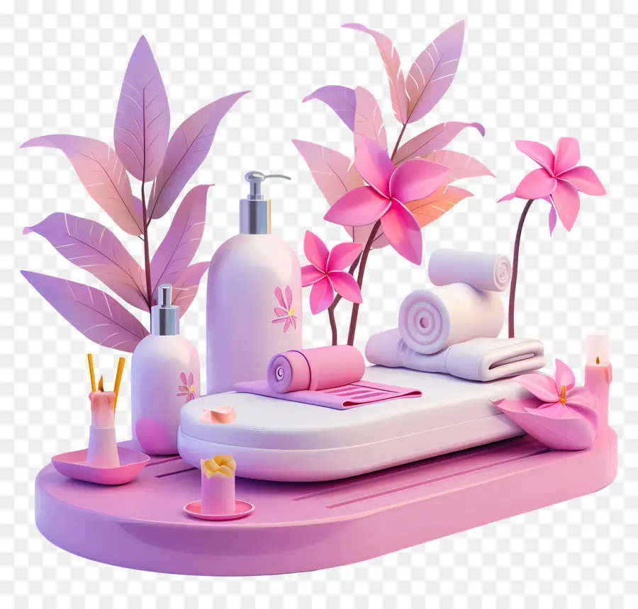 Traitement De Massage Spa，Configuration Du Spa PNG