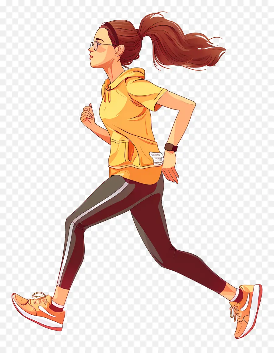 Femme Qui Fait Du Jogging，Femme Qui Court PNG