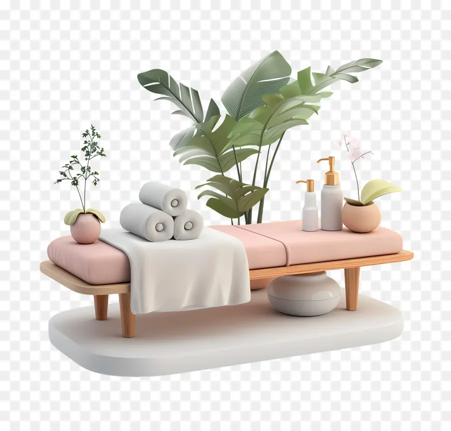 Traitement De Massage Spa，Configuration Du Spa PNG