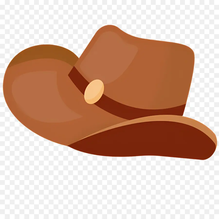 Chapeau De Cowboy，Brun PNG