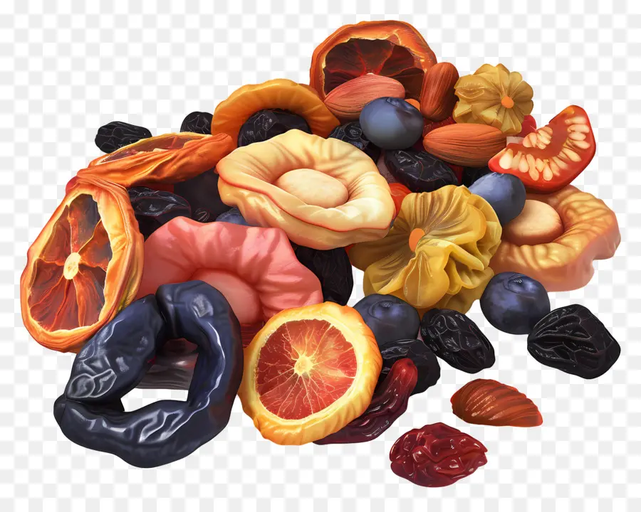 Fruits Secs，Collations PNG