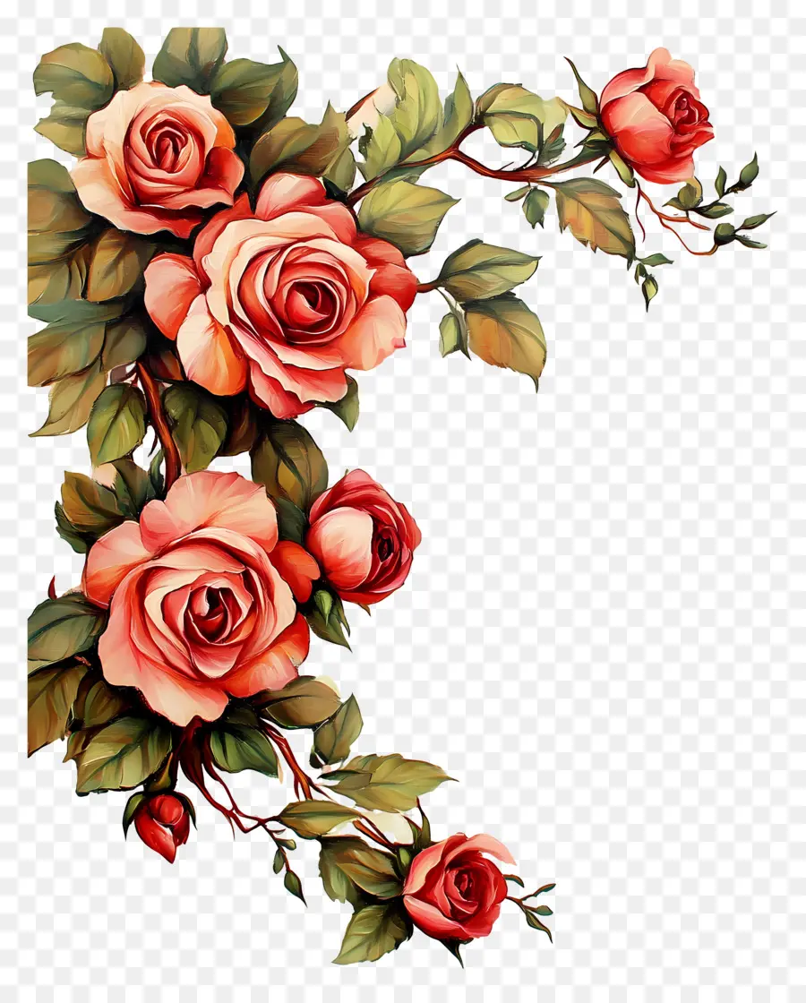 Rose，Bouquet De Fleurs PNG