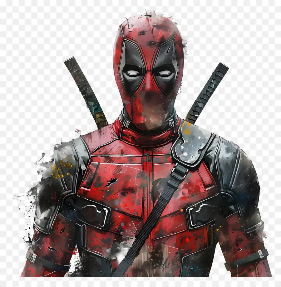 Dead Pool，Personnage Masqué Rouge PNG