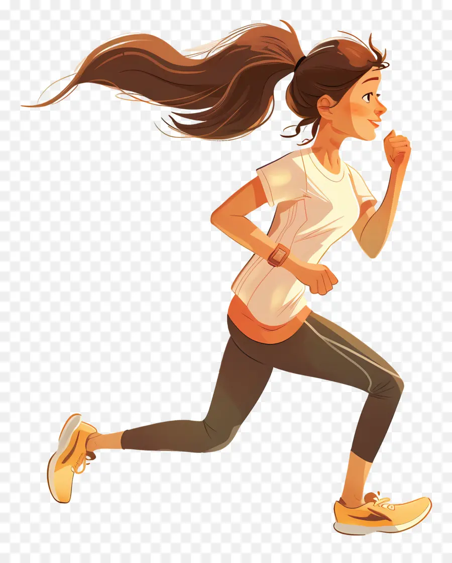 Femme Qui Fait Du Jogging，Femme Qui Court PNG