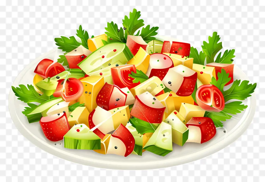 Salade Waldorf，Salade PNG