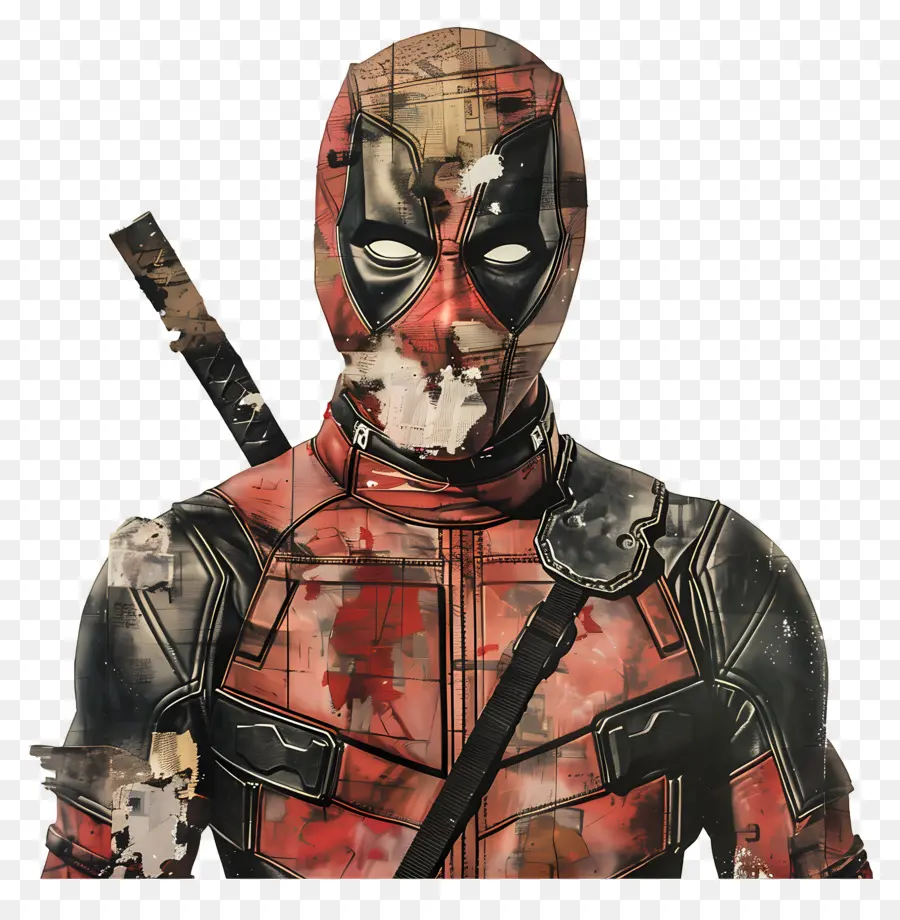 Dead Pool，Personnage Masqué Rouge PNG