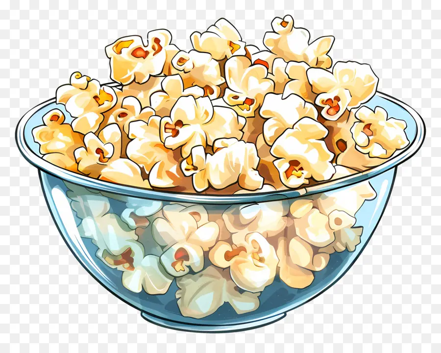 Bol De Pop Corn，Popcorn PNG