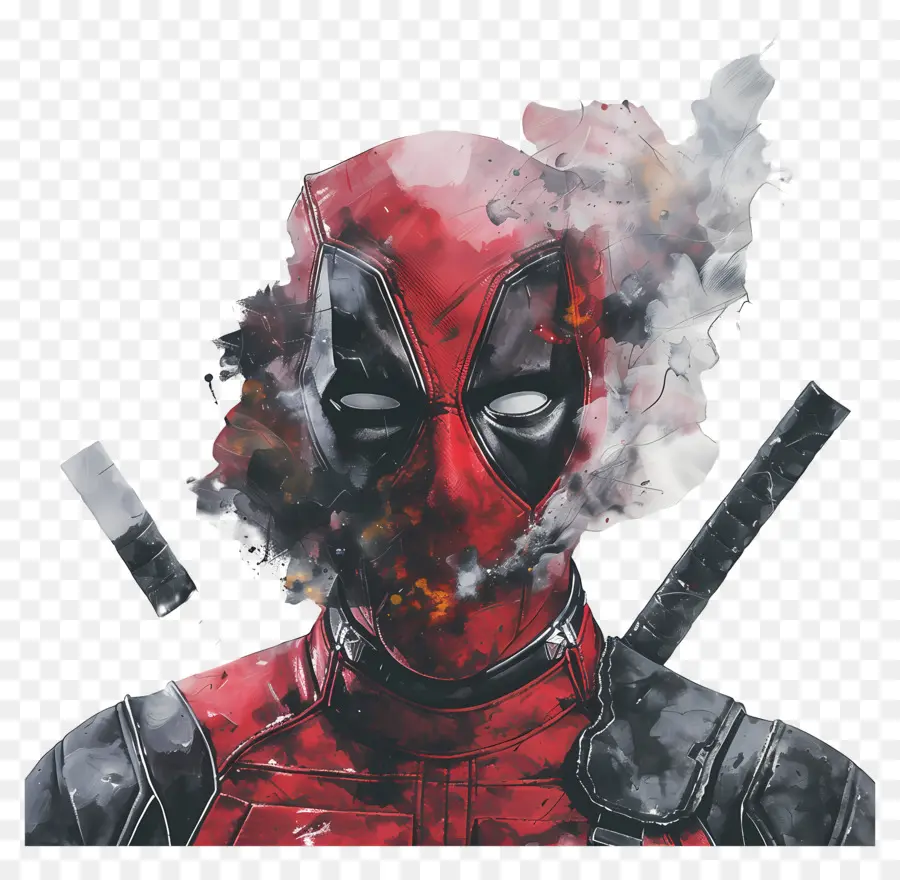 Dead Pool，Personnage Masqué Rouge PNG