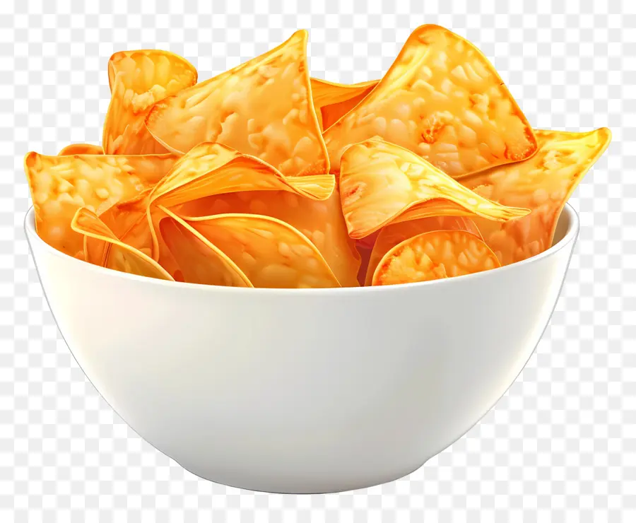 Bol De Chips，Nachos PNG