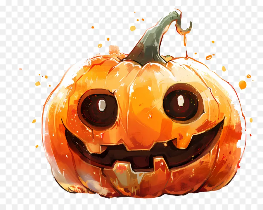 Jolie Citrouille D'halloween，Citrouille Souriante PNG