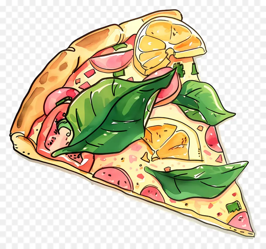 Pizza Hawaïenne，Tranche De Pizza PNG