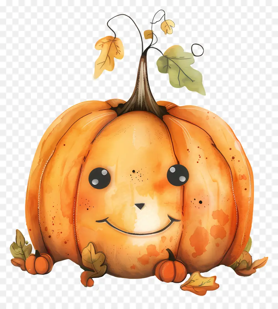 Jolie Citrouille D'halloween，Citrouille Mignonne PNG