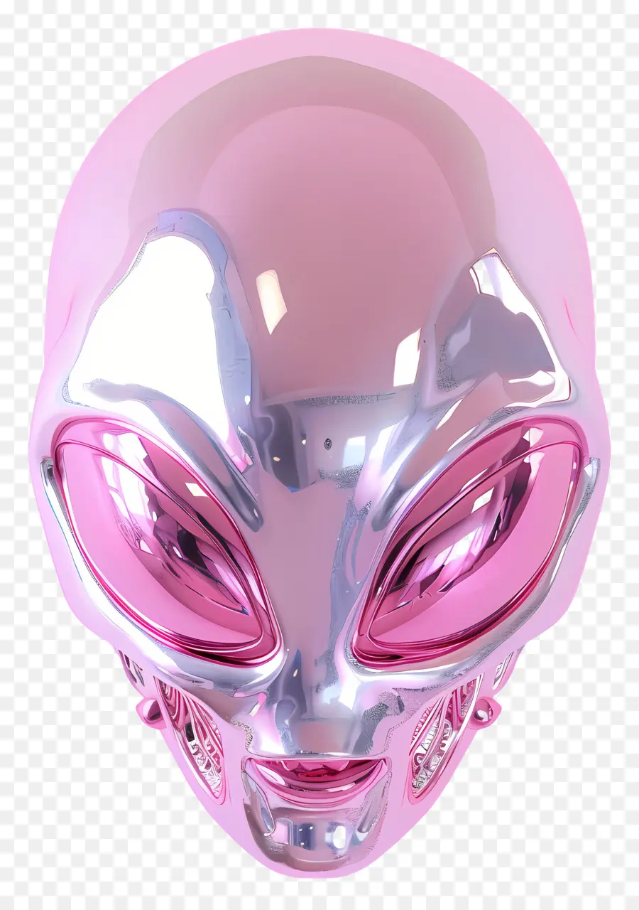 Tête D'extraterrestre，Tête D'extraterrestre Rose PNG