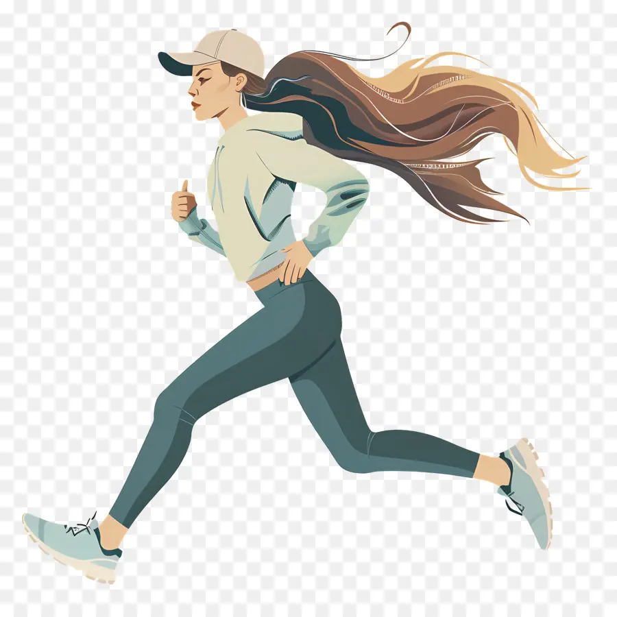 Femme Qui Fait Du Jogging，Femme Qui Court PNG