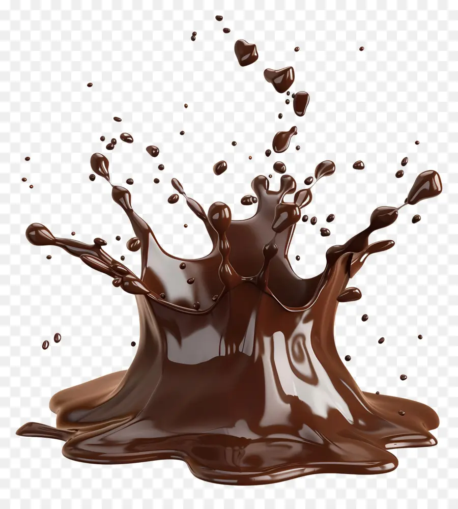 Éclaboussure De Chocolat，Liquide PNG