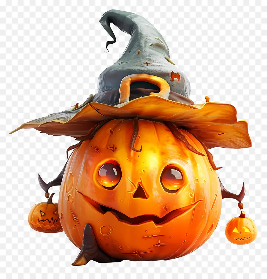 Jolie Citrouille D'halloween，Citrouille D'halloween PNG