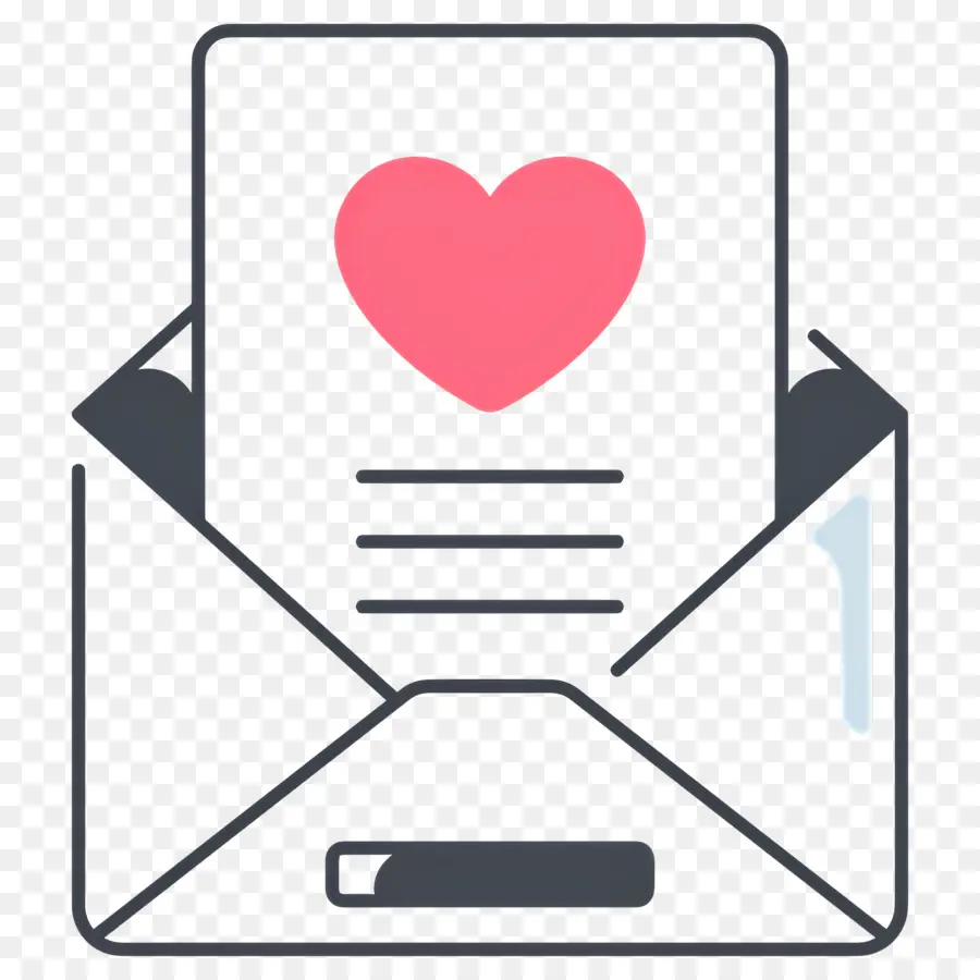 Lettre D'invitation，Lettre D'amour PNG