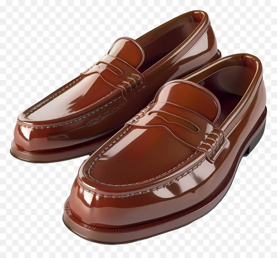 Flâneurs，Mocassins Marron PNG