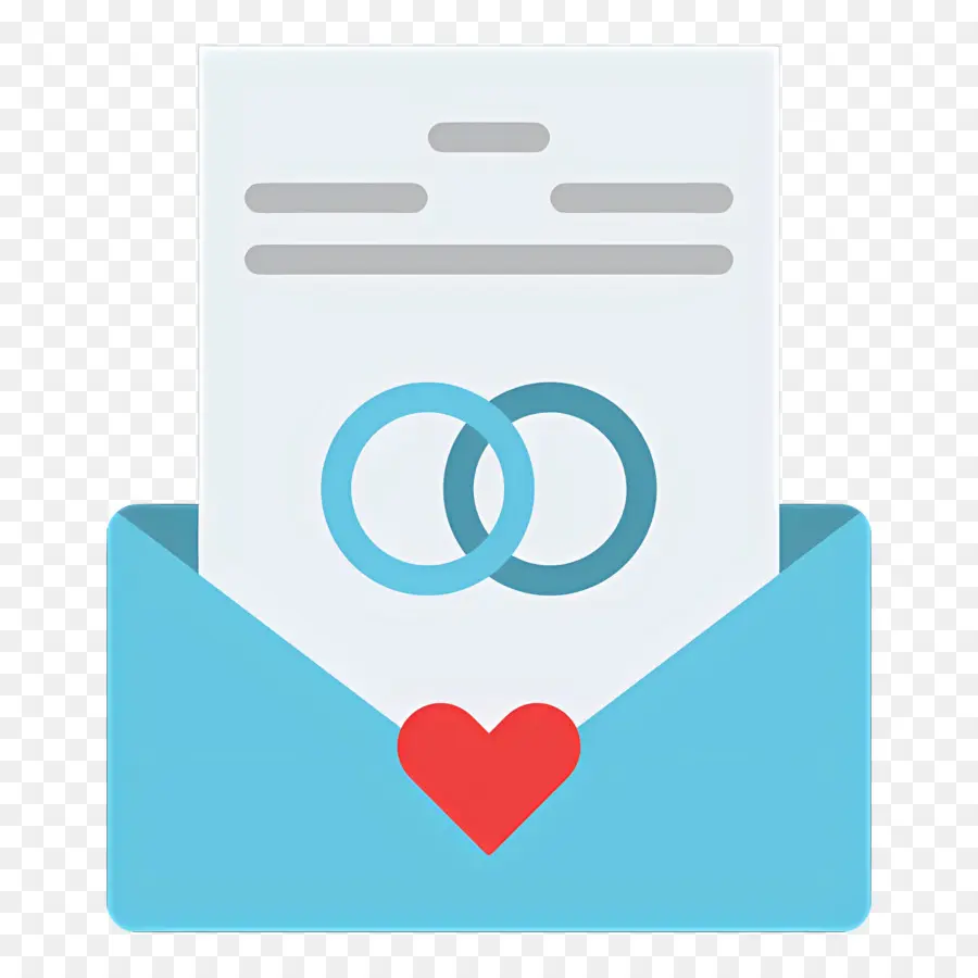 Lettre D'invitation，Faire Part De Mariage PNG