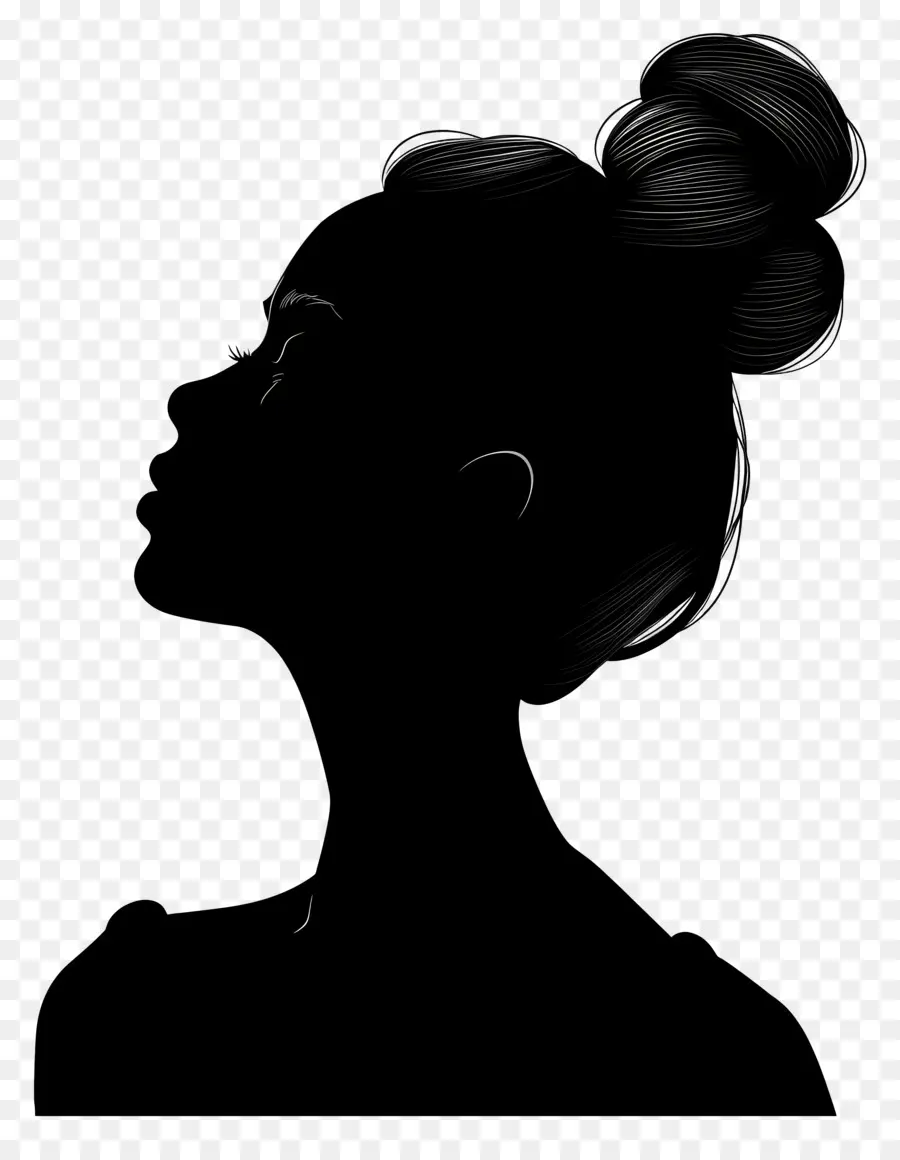 Silhouette De Femme De Beauté，Silhouette De Femme PNG