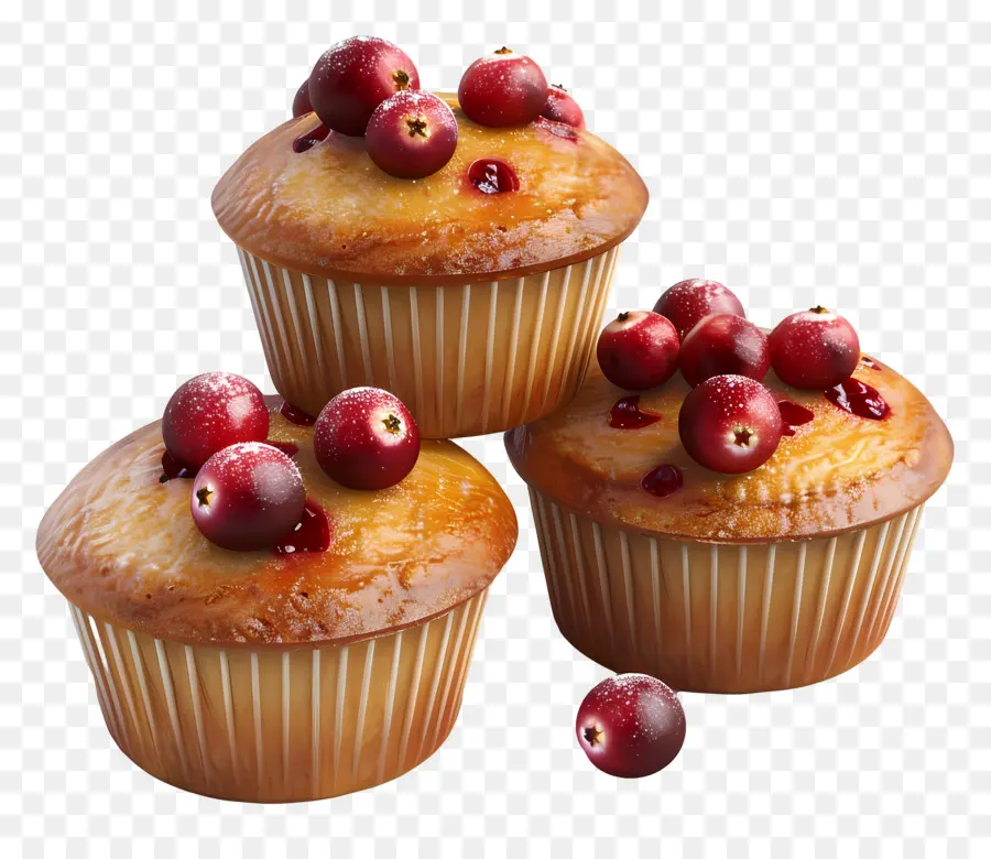 Muffins Aux Canneberges，Muffins Aux Baies PNG