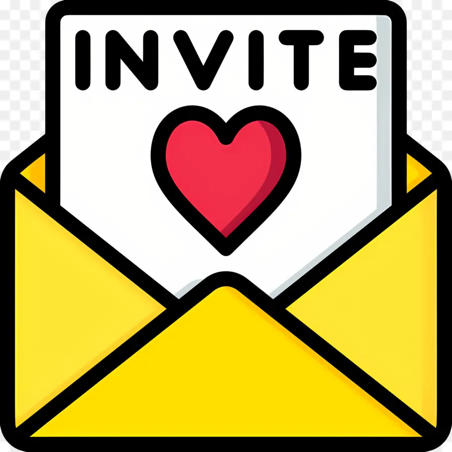 Lettre D'invitation，Invitation PNG