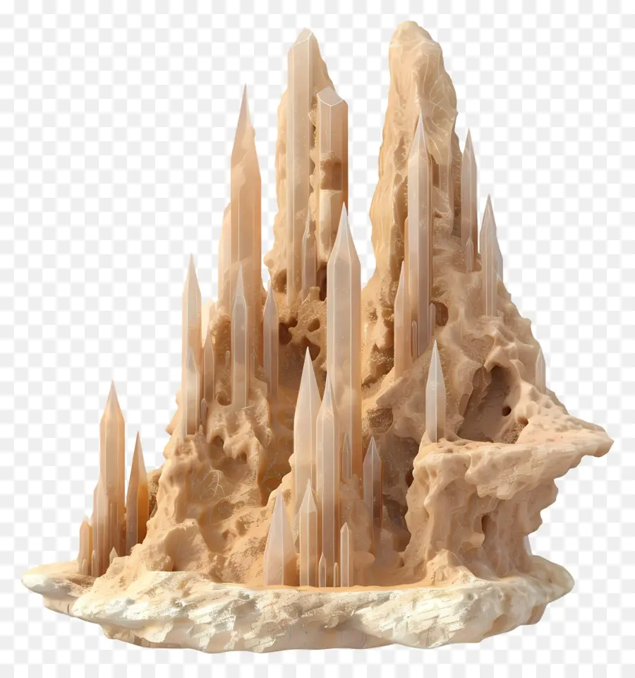 Stalagmite Stalactite，Formation De Cristaux PNG