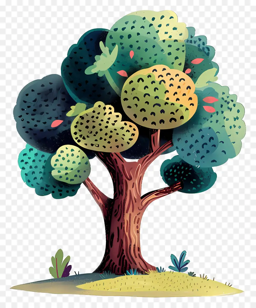 Arbre De Dessin Animé Mignon，Arbre PNG